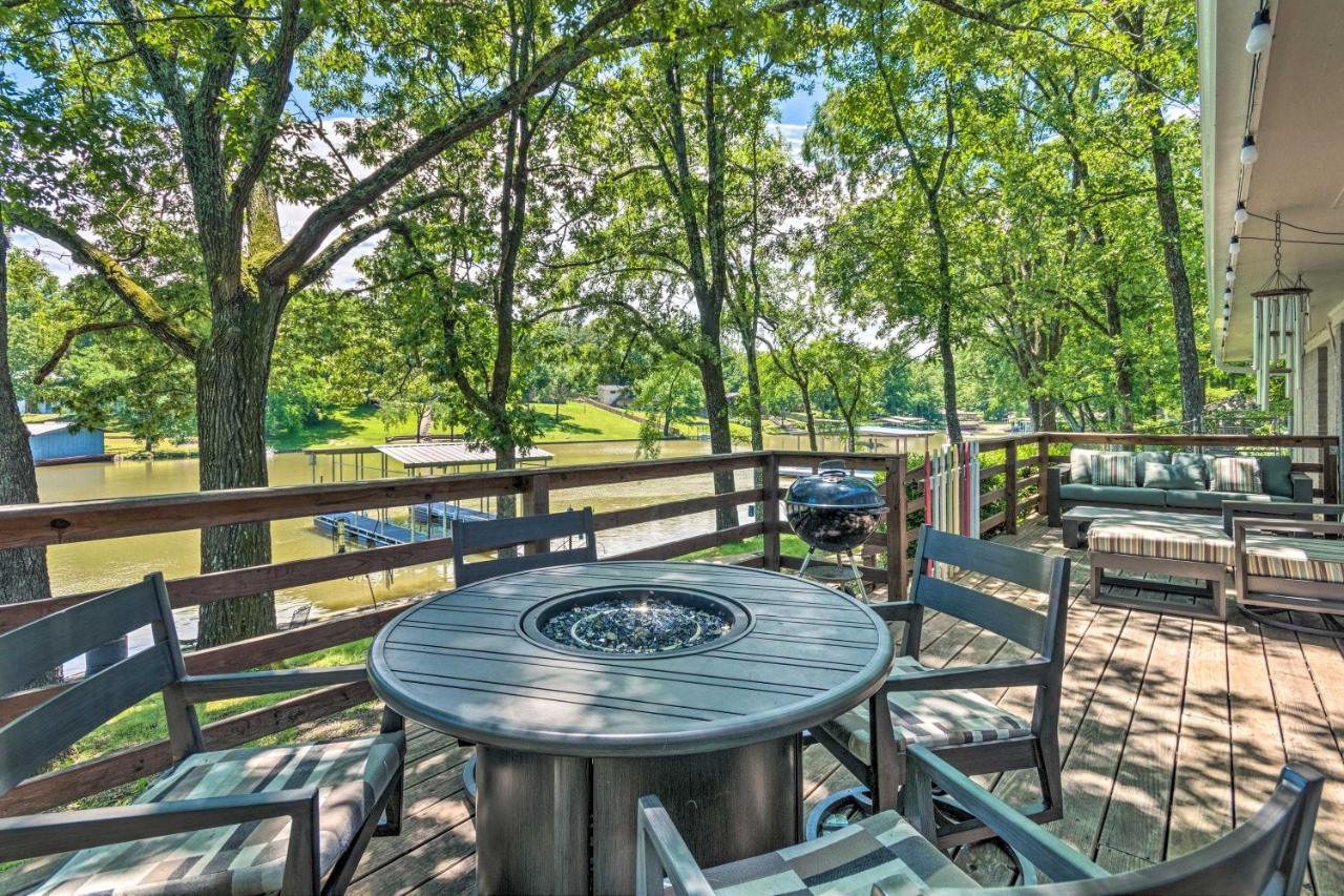 Lakefront Hot Springs Home With Updated Deck And Dock! Exteriör bild