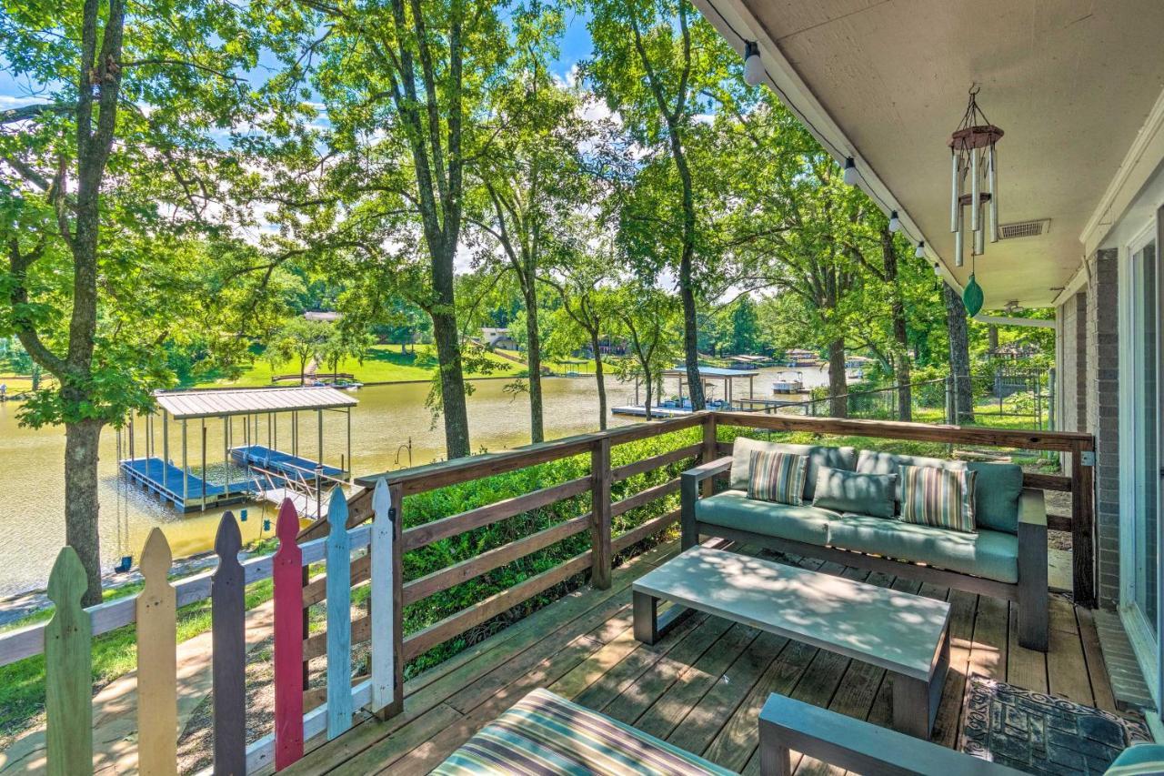 Lakefront Hot Springs Home With Updated Deck And Dock! Exteriör bild