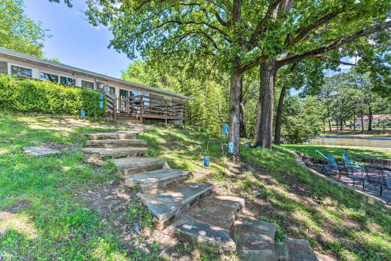 Lakefront Hot Springs Home With Updated Deck And Dock! Exteriör bild